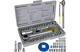 Kompletná gola sada nástrčných kľúčov 40 ks pre domácnosť aj dielňu