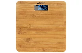 Bambusová LCD osobná váha – do 180 kg