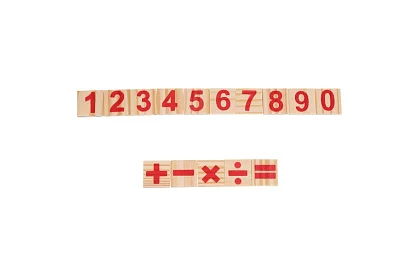 Drevené naučné matematické počítadlo