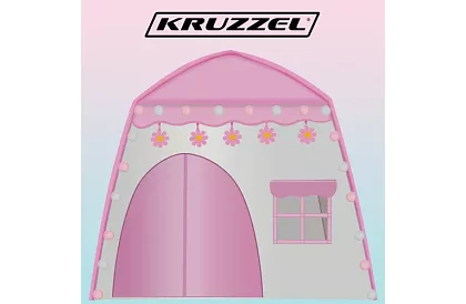 Detský stan – domček s osvetlením