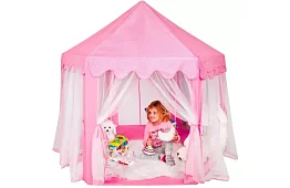 Detský ružový stan – palác 135 x 135 x 140 cm