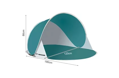 Veľký samorozkladací plážový stan – 190 × 120 × 86 cm