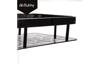 Hliníková kúpeľňová polička - 2 ks