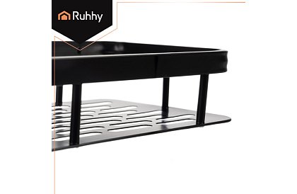 Hliníková kúpeľňová polička - 2 ks