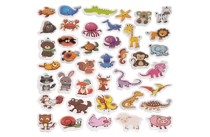 Sada 40 magnetov so zvieratkami v boxe