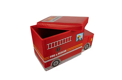 Box na hračky - hasičské auto