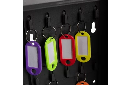 Bezpečnostná skrinka na kľúče - organizér 48 háčikov