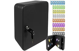 Bezpečnostná skrinka na kľúče - organizér 48 háčikov