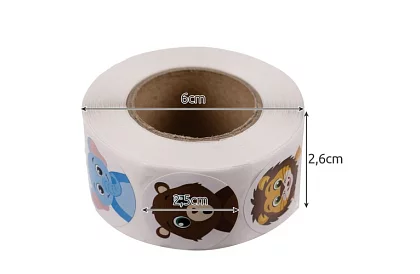 Detské motivačné nálepky na role – 500 ks