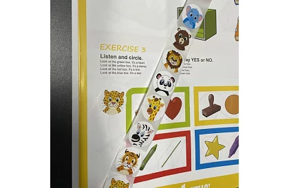 Detské motivačné nálepky na role – 500 ks