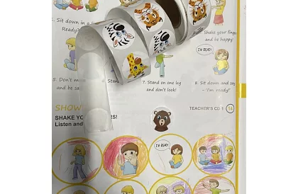 Detské motivačné nálepky na role – 500 ks