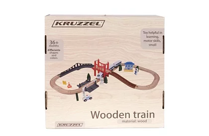 Vláčkodráha – dráha na batérie 3,2 m drevená