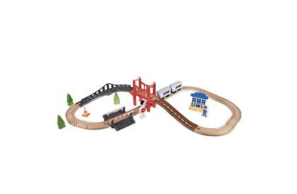 Vláčkodráha – dráha na batérie 3,2 m drevená