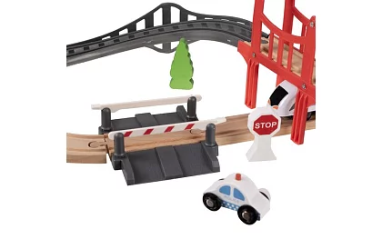 Vláčkodráha – dráha na batérie 3,2 m drevená