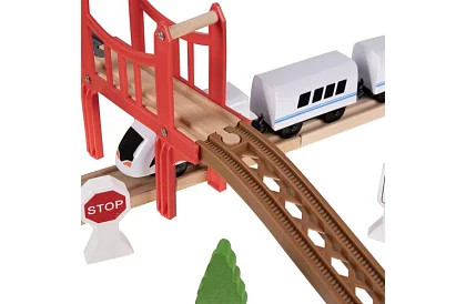 Vláčkodráha – dráha na batérie 3,2 m drevená