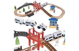 Vláčkodráha – dráha na batérie 3,2 m drevená