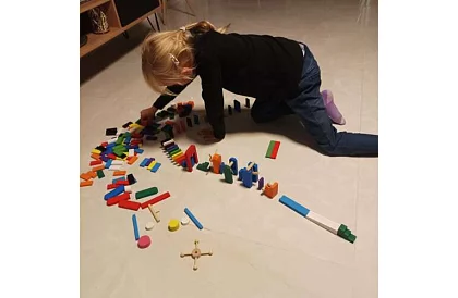 Drevené domino – veľká sada 407 ks + taška