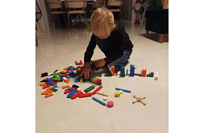 Drevené domino – veľká sada 407 ks + taška