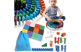 Drevené domino – veľká sada 407 ks + taška