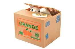 Automatická pokladnička - mačka zlodejka mincí