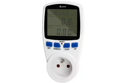 Digitálny LCD merací prístroj spotreby elektrickej energie