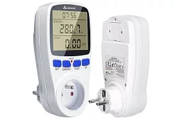 Digitálny LCD merací prístroj spotreby elektrickej energie