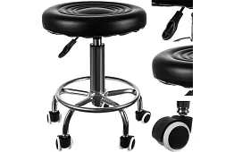 Kosmetická stolička na kolieskach - nastaviteľná