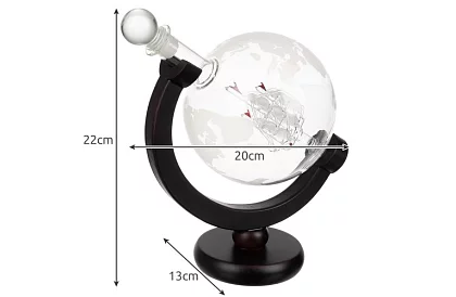 Veľká sada – karafa globe s whisky pohármi