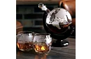 Veľká sada – karafa globe s whisky pohármi
