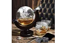 Veľká sada – karafa globe s whisky pohármi