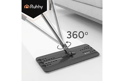 Praktický plochý mop + vedro 11 litrov – dvojkomorový s príslušenstvom