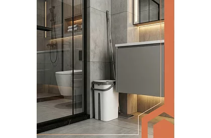 Praktický plochý mop + vedro 11 litrov – dvojkomorový s príslušenstvom