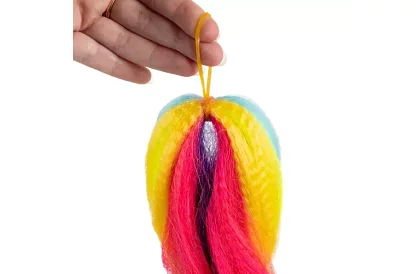 Syntetické ombre copy na vlasy – dúhové