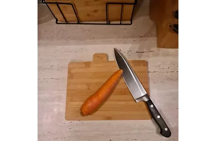 Krájacie bambusové dosky – sada 4 ks v stojane