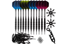 Sada šípok – 12 kusov + 100 hrotov