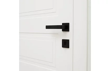 Dverové kovanie – kľučka čierna mat