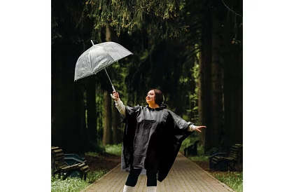 Pláštenka na bicykel - pončo do dažďa