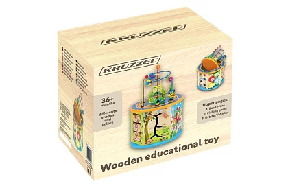 Drevená vzdelávacia zmyslová hra - 8v1