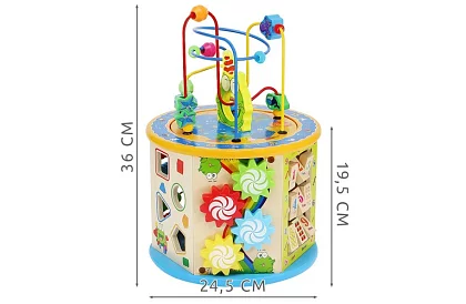 Drevená vzdelávacia zmyslová hra - 8v1