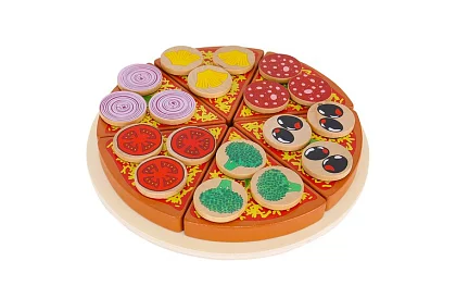 Krájacia sada – drevená pizza na rezanie + nôž