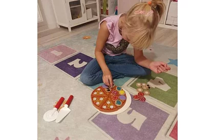 Krájacia sada – drevená pizza na rezanie + nôž