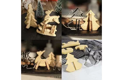 Sada vykrajovačiek na cukrovie