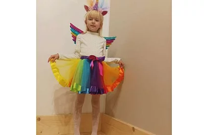 Kostým dúhový jednorožec