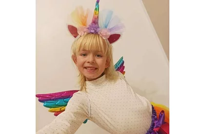 Kostým dúhový jednorožec