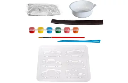 Sada kreatívnych DIY magnetov – autá