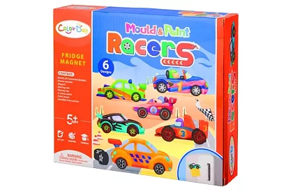 Sada kreatívnych DIY magnetov – autá