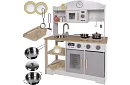 Drevená detská kuchynka s doplnkami