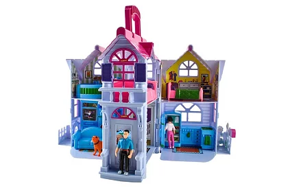 Skládací domček pre bábiky