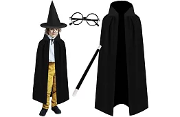 Kostým čarodejník + príslušenstvo