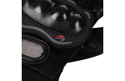 Čierne moto rukavice - XL